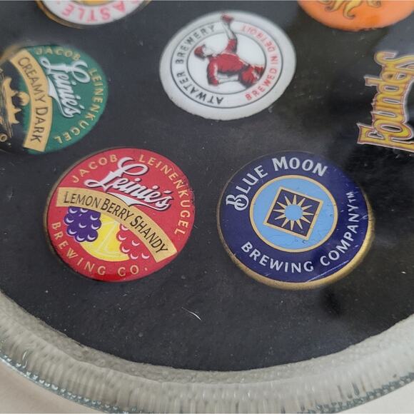 Bottle Cap Resin Beer 5" Coaster for Dudes & Dudettes That Like Their Brew - Picture 8 of 11